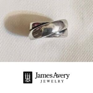 RETIRED James Avery Endless Love Silver Women's Ring-Sz 7